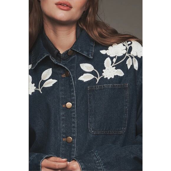 NWT Anthropologie Dolan Left Coast Embroidered Jacket - Picture 3 of 3